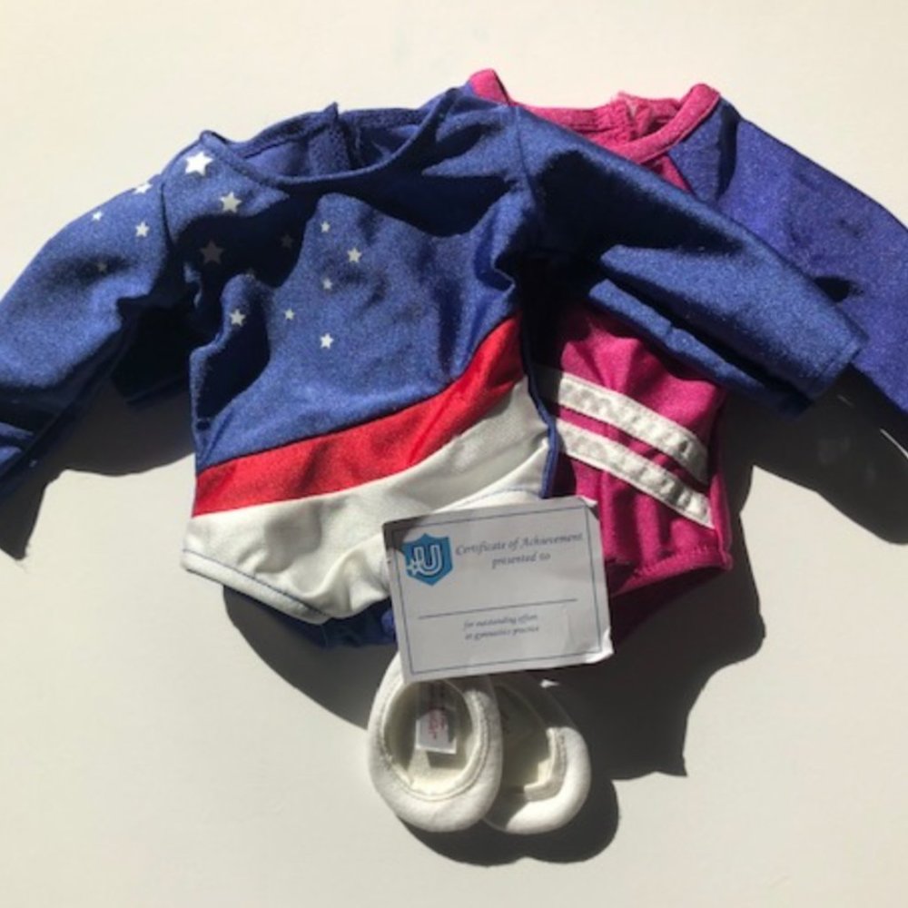 American Girl Gymnastics Leotards Set